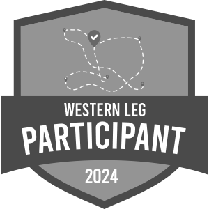Western Leg Participation Badge