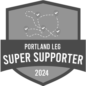 Portland Leg Super Supporter Badge
