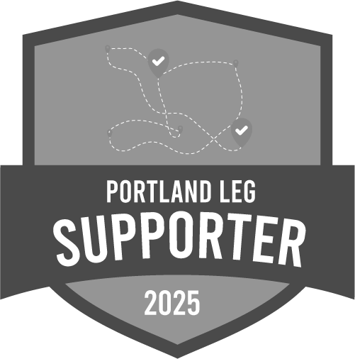 Portland Leg Supporter Badge