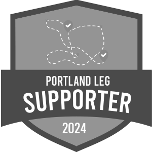 Portland Leg Supporter Badge