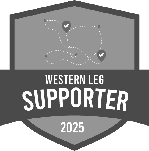 Western Leg Supporter Badge