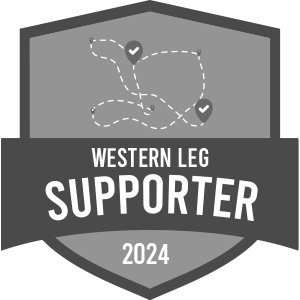 Western Leg Supporter Badge